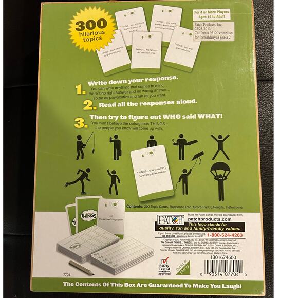 The Game of Things Board Game Humor in a Box Family Party Game Ages 14+ - Picture 2 of 3